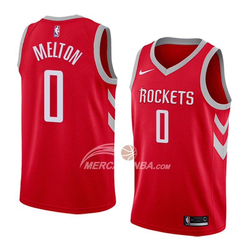 Maglia NBA Rockets De'anthony Melton Icon 2017-18 Rosso